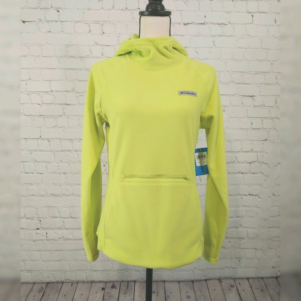 NWT Columbia Ali Peak Hooded Fleece Bright Yellow
